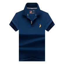 Load image into Gallery viewer, Brand New Fashion Men Polo Shirts 2018 Summer Luxury horse embroidery Breathable Camisa Masculina Soft Cotton solid Polo Men