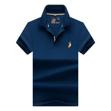 Load image into Gallery viewer, Brand New Fashion Men Polo Shirts 2018 Summer Luxury horse embroidery Breathable Camisa Masculina Soft Cotton solid Polo Men